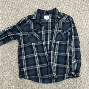 Women’s Blue Plaid Flannel